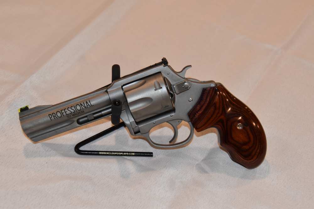 Charter Arms Professional VI, .357 mag, 4.2", 6-rnd, stainless, walnut grip-img-9