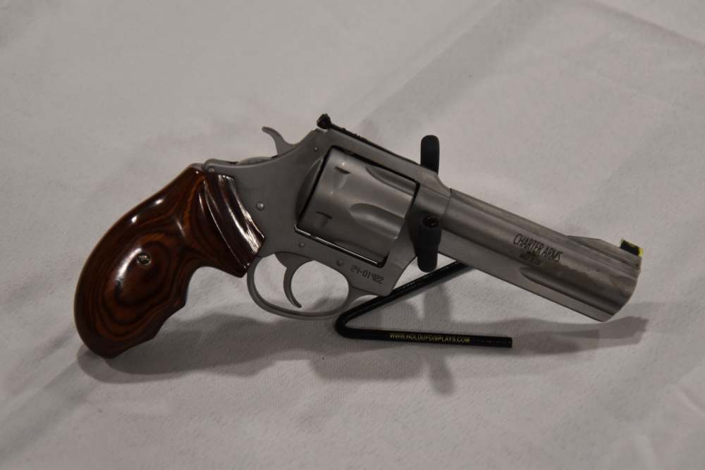 Charter Arms Professional VI, .357 mag, 4.2", 6-rnd, stainless, walnut grip-img-10