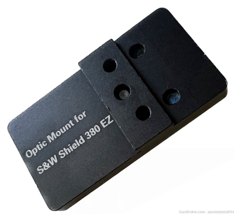 Smith Wesson SW MP 380 Shield EZ Pistol OPTIC MOUNT PLATE for Vortex Venom-img-0