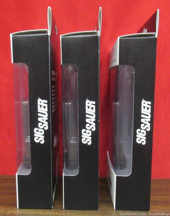 3 Sig Sauer 9mm 7rd P938 Stainless Magazines NEW mags-img-1