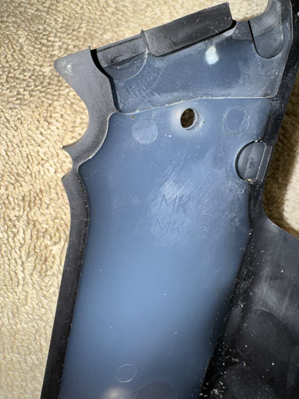 Hogue Ruger MKII MKIII Rubber Grips With Shim Near New-img-3
