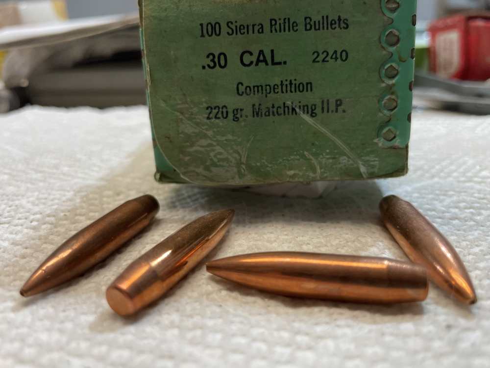 Sierra 30 cal 220 grain FMJ Competition Matchking 100/bx-img-0