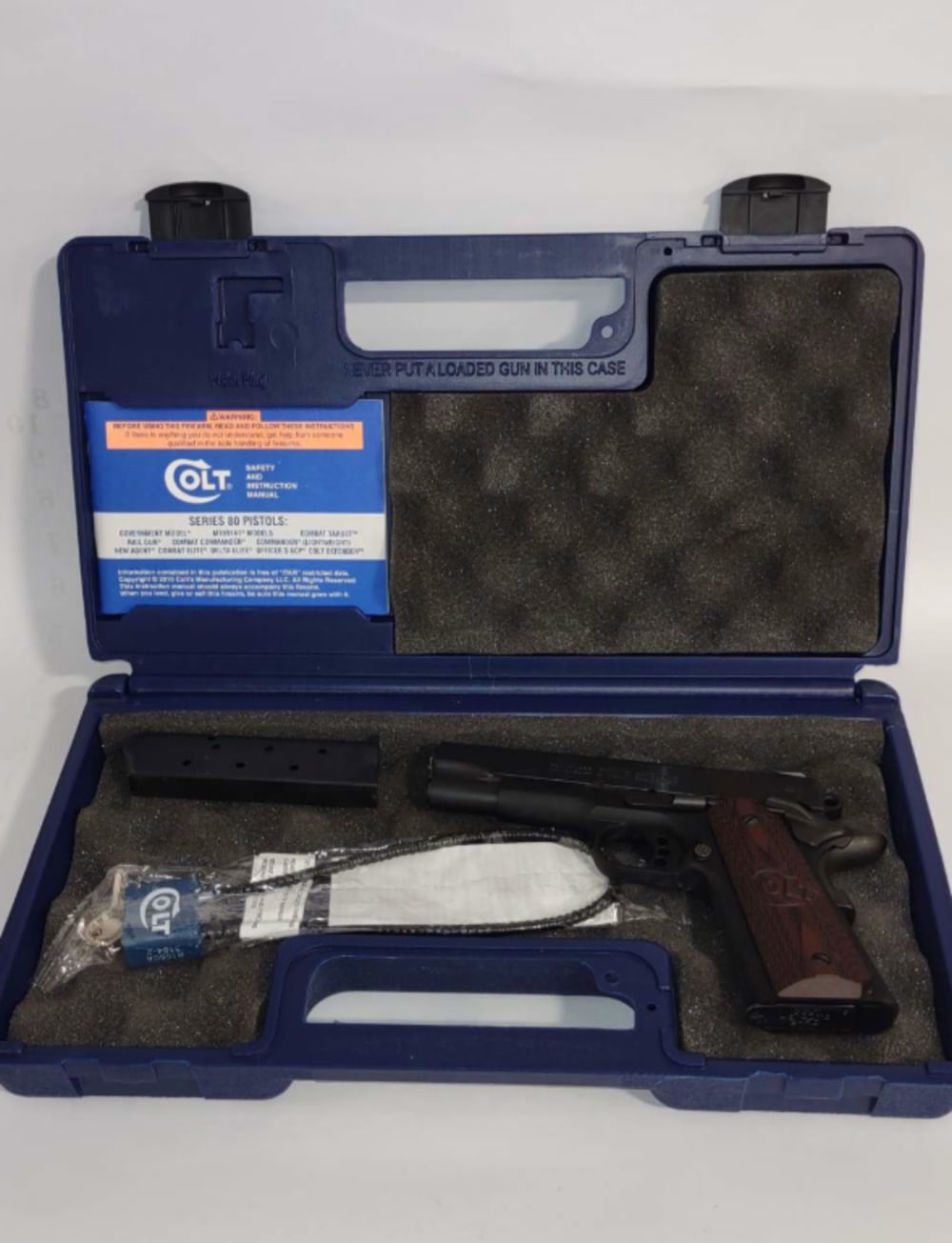 Colt Lightweight Commander .45 ACP, 4.25", blue alloy frame G10 grips, 8+1-img-1