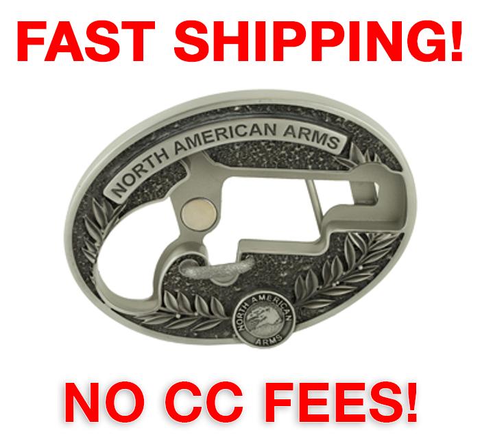 North American Arms Naa Lng Rfl Cust Oval Belt Buckle-img-0