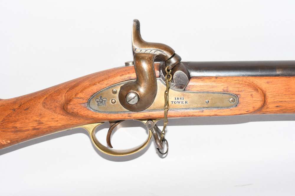British Enfield 1856/58 Pattern Bar On Band 577 Cal Percussion Rifle 1961-img-3