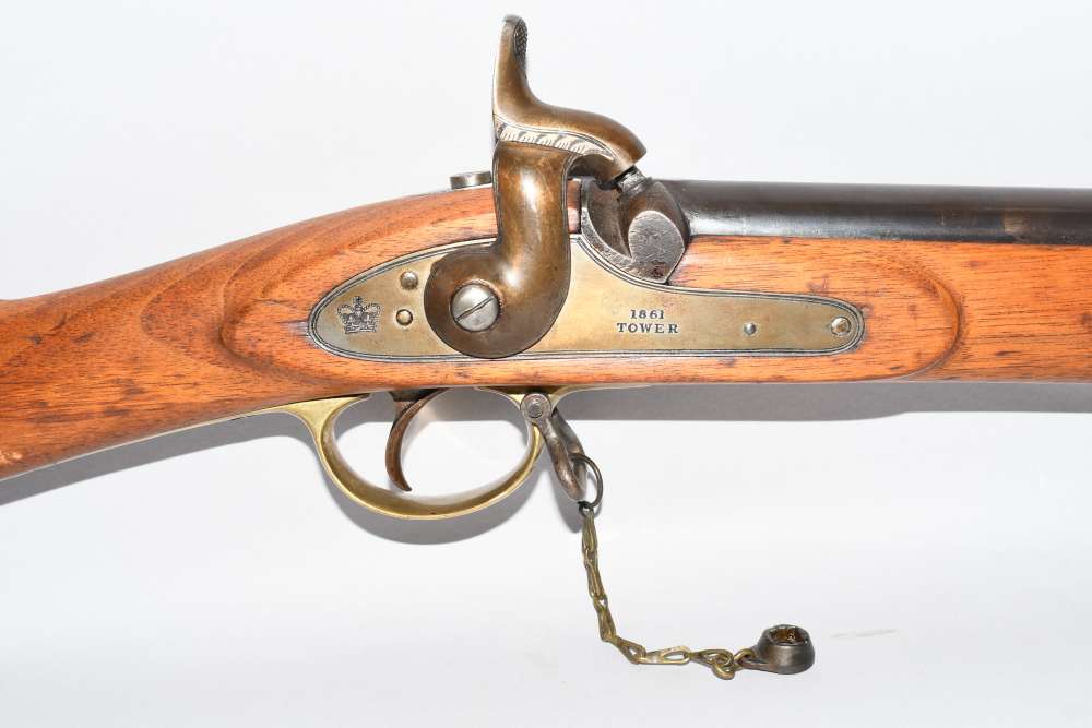 British Enfield 1856/58 Pattern Bar On Band 577 Cal Percussion Rifle 1961-img-4