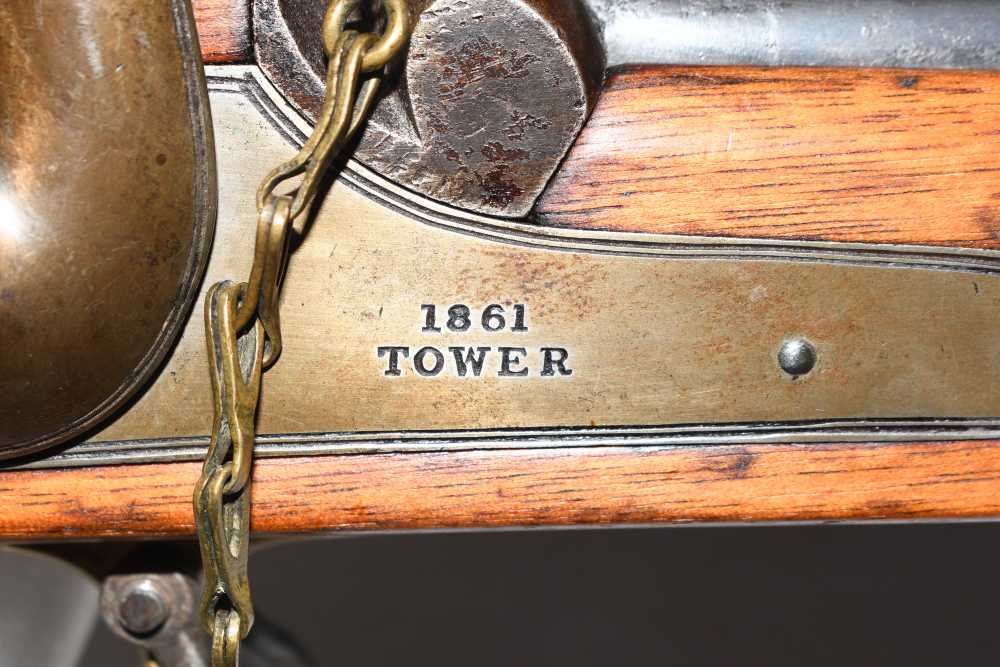 British Enfield 1856/58 Pattern Bar On Band 577 Cal Percussion Rifle 1961-img-23