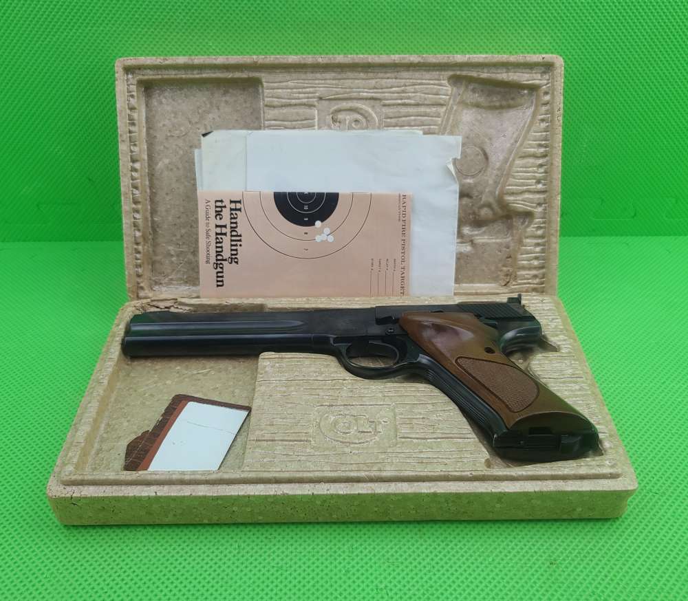 COLT WOODSMAN * MATCH TARGET * 3RD SERIES 22 LR BORN 1975 IN ORIGINAL BOX -img-39