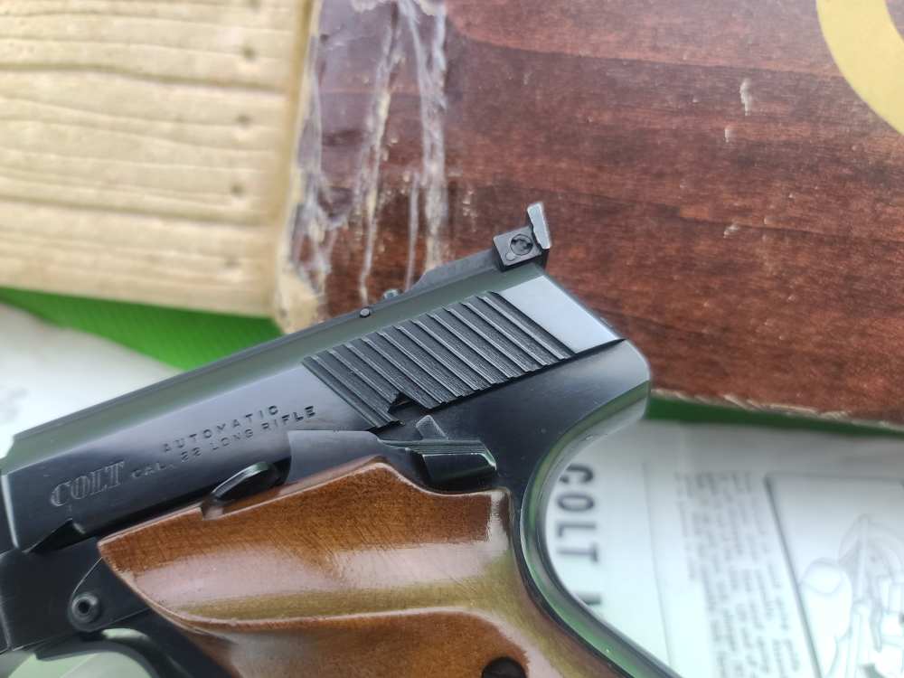 COLT WOODSMAN * MATCH TARGET * 3RD SERIES 22 LR BORN 1975 IN ORIGINAL BOX -img-33