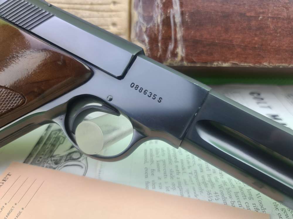 COLT WOODSMAN * MATCH TARGET * 3RD SERIES 22 LR BORN 1975 IN ORIGINAL BOX -img-11