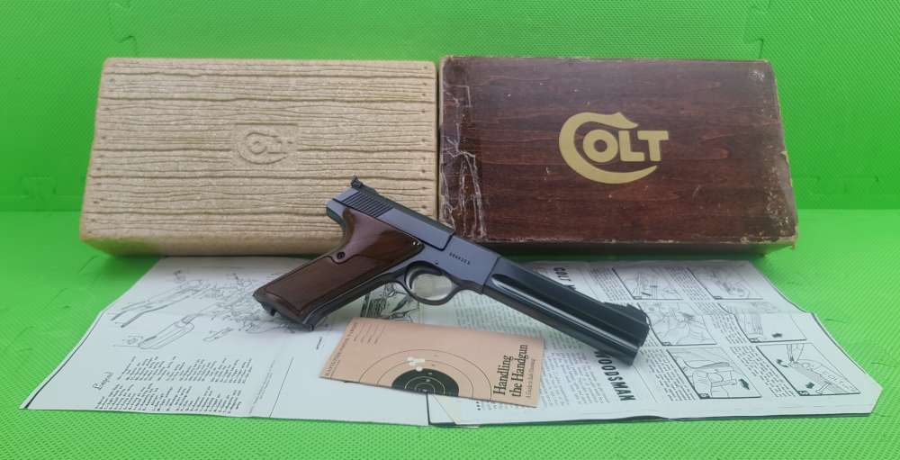 COLT WOODSMAN * MATCH TARGET * 3RD SERIES 22 LR BORN 1975 IN ORIGINAL BOX -img-2