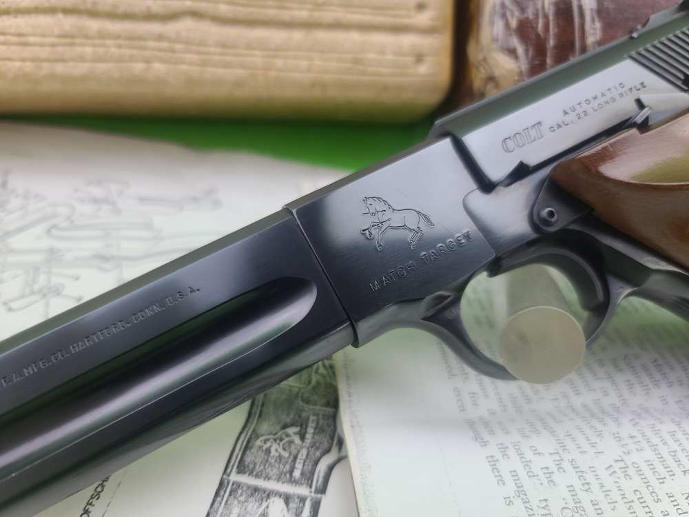 COLT WOODSMAN * MATCH TARGET * 3RD SERIES 22 LR BORN 1975 IN ORIGINAL BOX -img-35