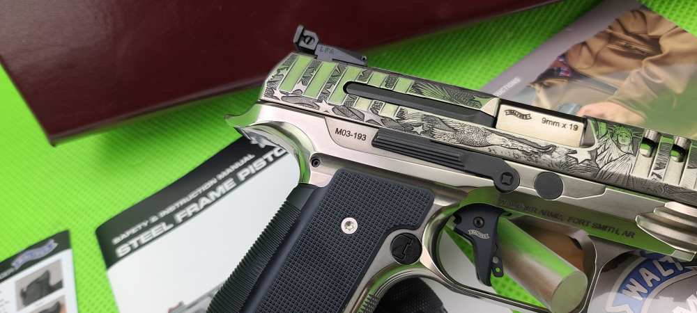 WALTHER PPQ Q5 MATCH 9MM * PATRIOT ENGRAVED * MEISTER SERIES LIMITED -img-16
