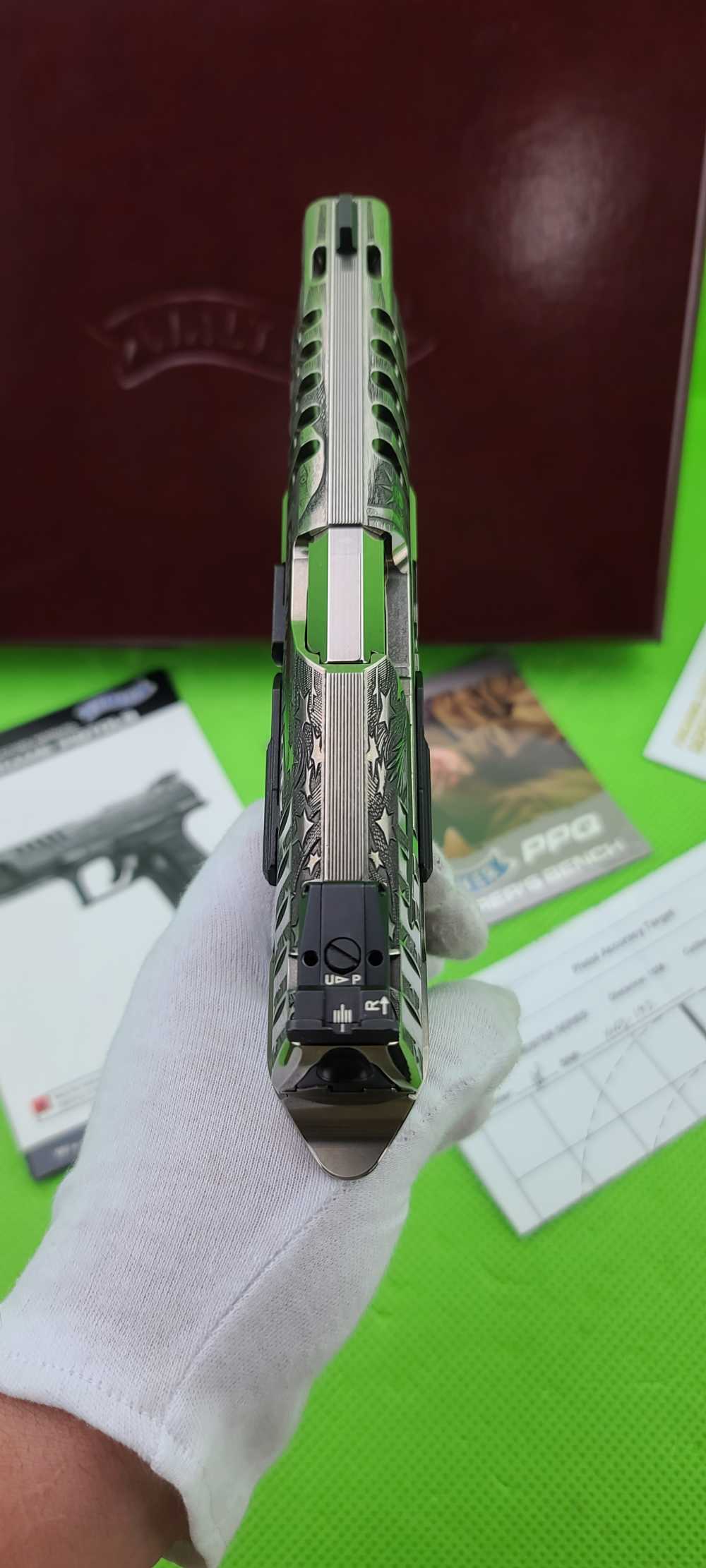 WALTHER PPQ Q5 MATCH 9MM * PATRIOT ENGRAVED * MEISTER SERIES LIMITED -img-21