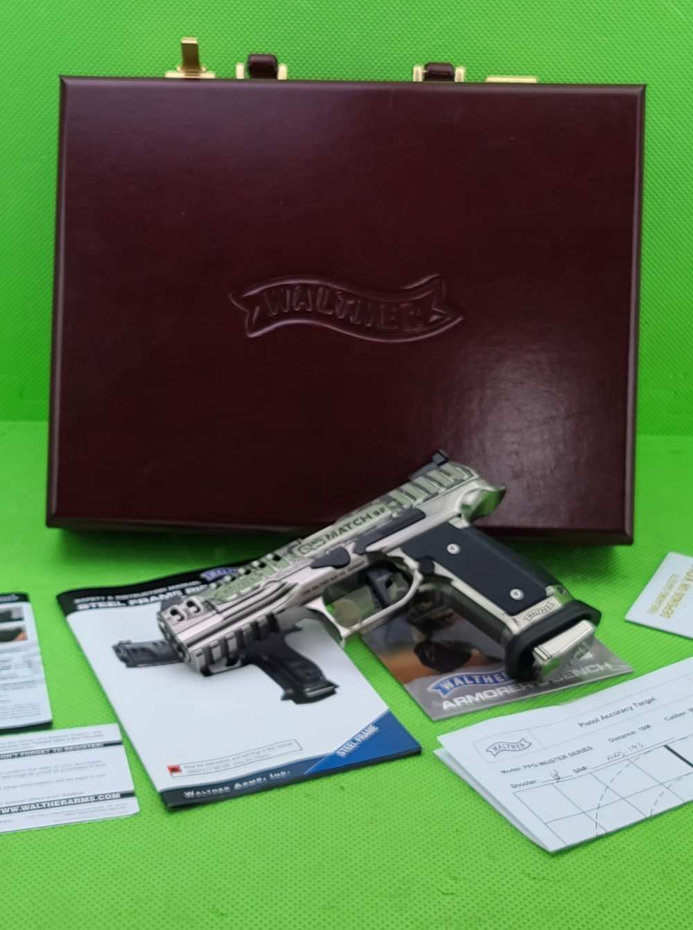 WALTHER PPQ Q5 MATCH 9MM * PATRIOT ENGRAVED * MEISTER SERIES LIMITED -img-2