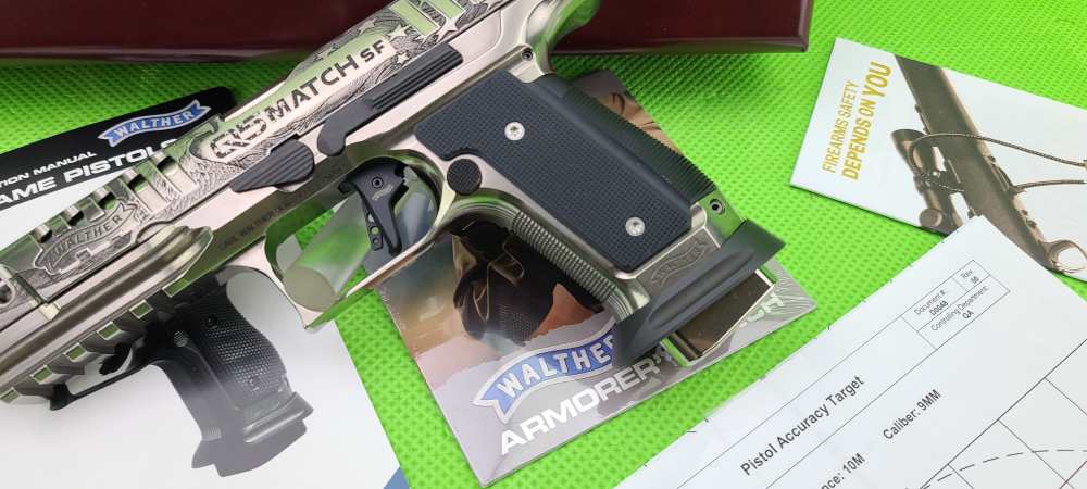 WALTHER PPQ Q5 MATCH 9MM * PATRIOT ENGRAVED * MEISTER SERIES LIMITED -img-11
