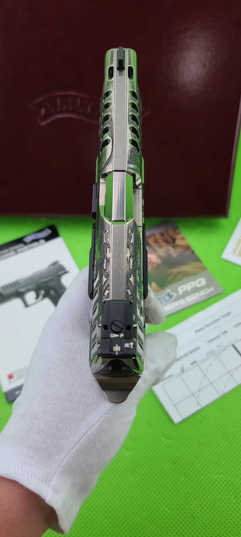 WALTHER PPQ Q5 MATCH 9MM * PATRIOT ENGRAVED * MEISTER SERIES LIMITED -img-22