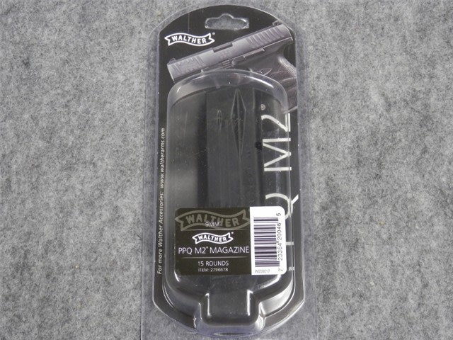 WALTHER PPQ M2 FACTORY 15 ROUND 9mm MAGAZINE (NEW)-img-0