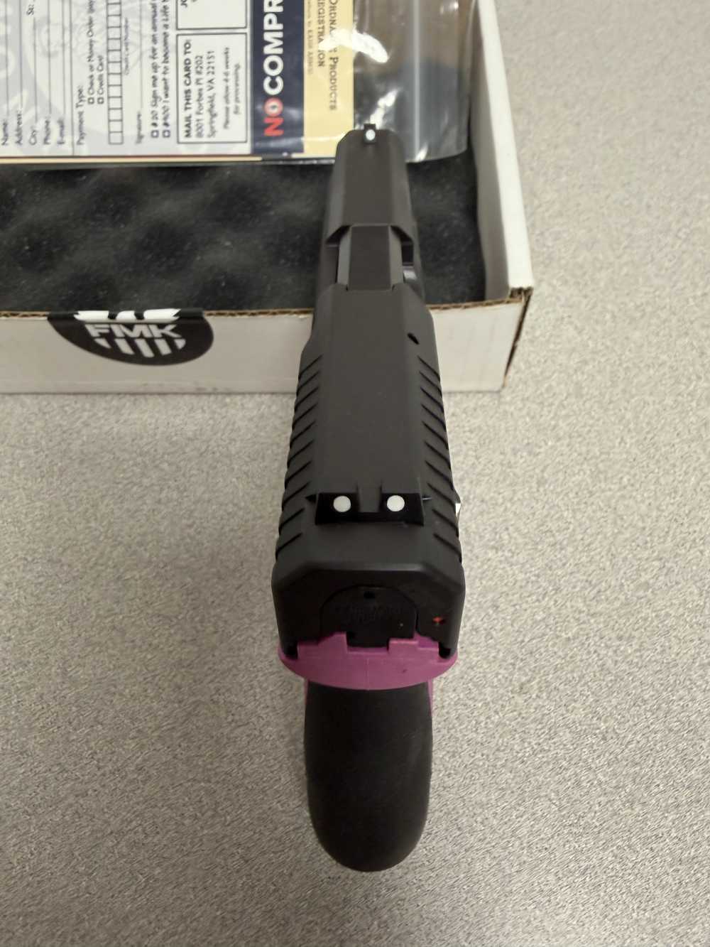 FMK 9C1 G2, 9mm, 4”, Pink Finish, 10 Rds-img-2