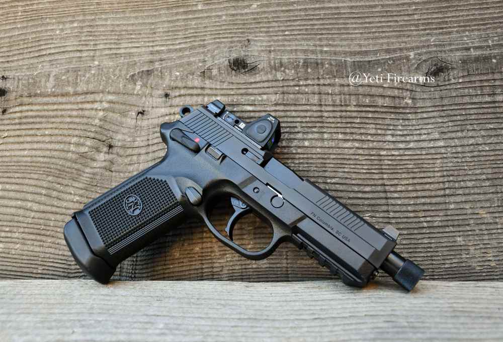 FN FNX-45 Tactical Black .45 ACP W/ RM06 3.25 MOA RMR 15 Round 66966-img-7