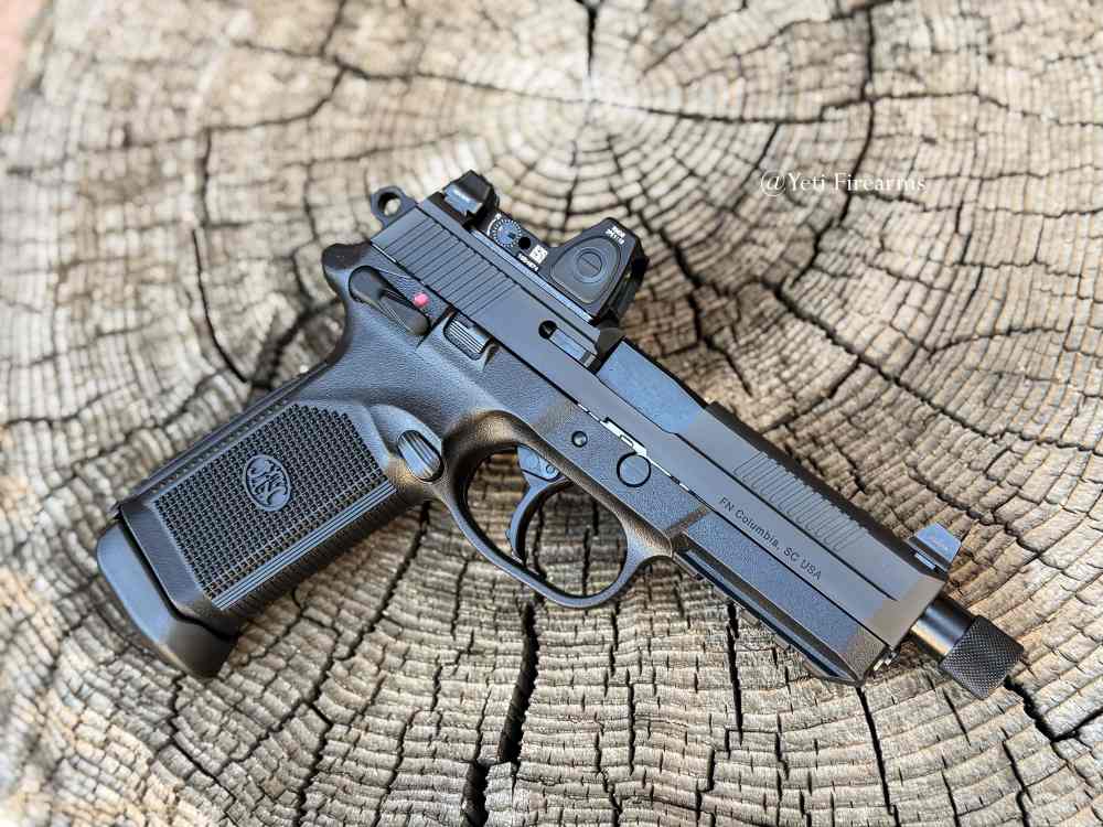 FN FNX-45 Tactical Black .45 ACP W/ RM06 3.25 MOA RMR 15 Round 66966-img-3
