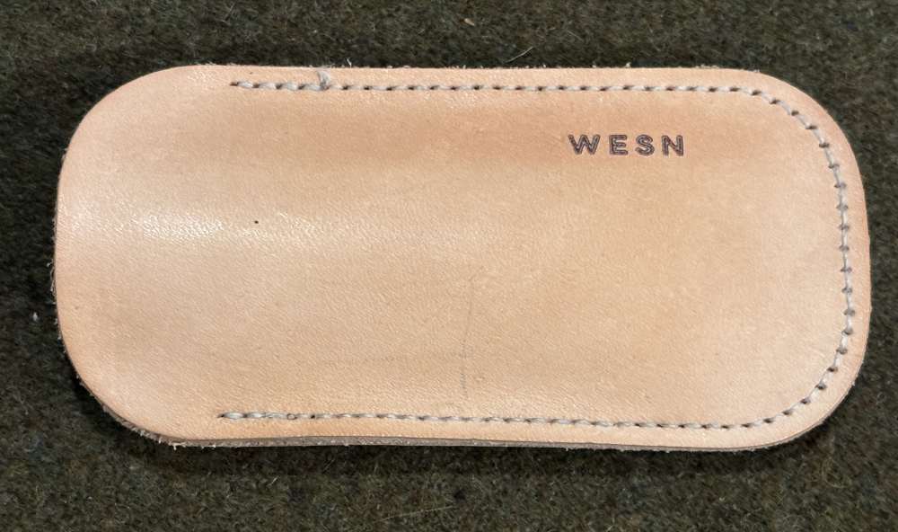Used - Swedish WESN Knife - Model: Microblade - Bronze D2 Blade - White G10-img-21