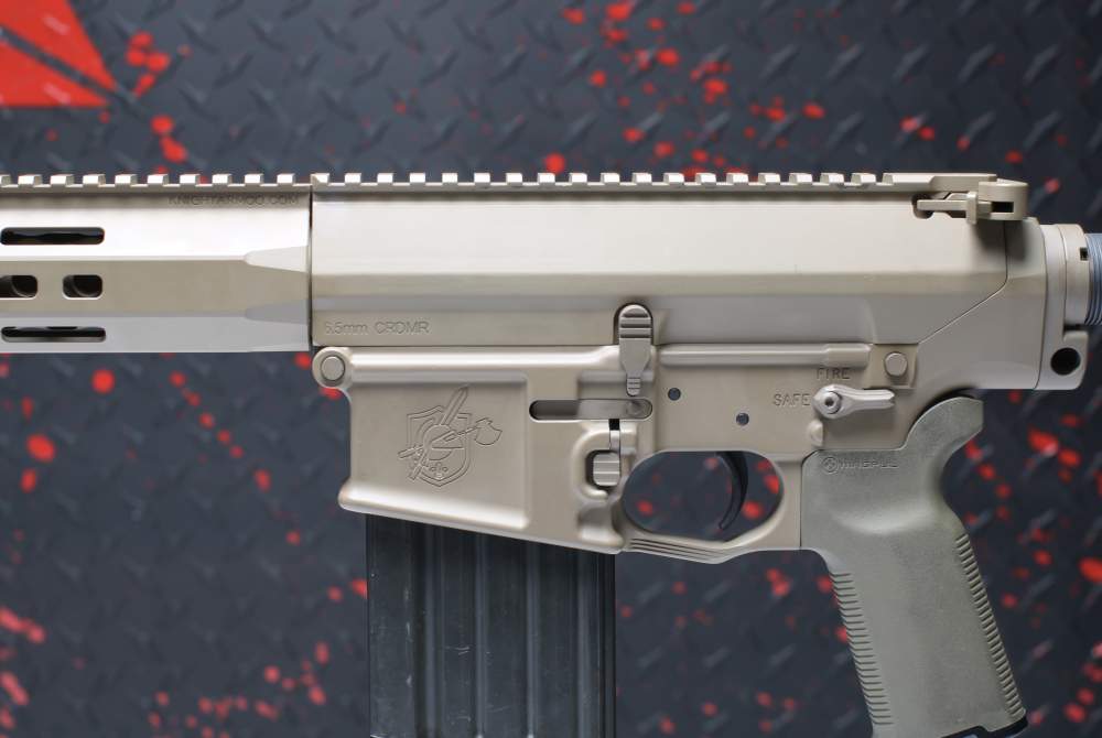 KNIGHTS ARMAMENT SR-25 A2 6.5CRDMR W/ RARE CGS SUPPRESSOR!-img-9