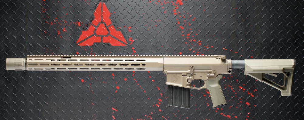 KNIGHTS ARMAMENT SR-25 A2 6.5CRDMR W/ RARE CGS SUPPRESSOR!-img-1