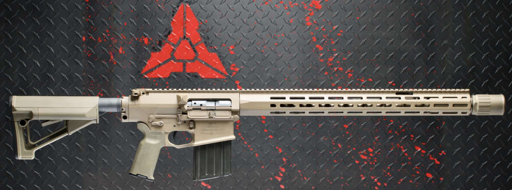 KNIGHTS ARMAMENT SR-25 A2 6.5CRDMR W/ RARE CGS SUPPRESSOR!-img-0