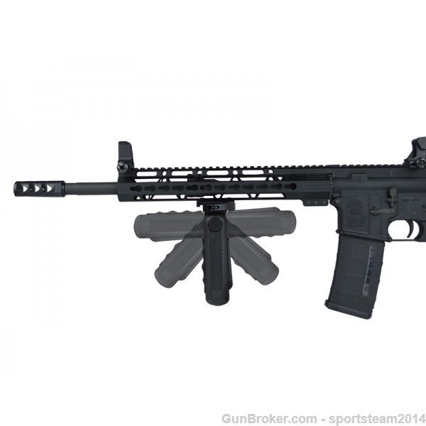 G01  5.9" Quick Release 5-Position Foregrip +Egonomic Rubber Grip Picatinny-img-3