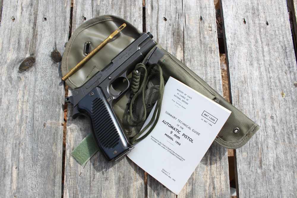 C&R French MAS Mle 1950 9mm Pistol Rig 2-Mags Holster+More PA50 MAC50 M1950-img-0