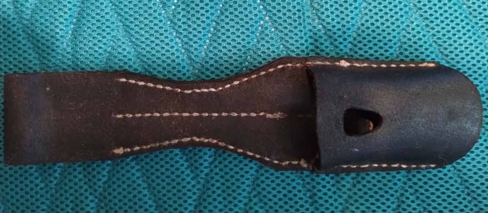 German K98 leather bayonet frog, nice!-img-3