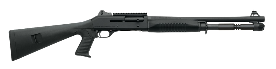 Benelli M4 Tactical 12 Gauge 3 " 5+1 Black Synthetic Pistol Grip 18.5"-img-1