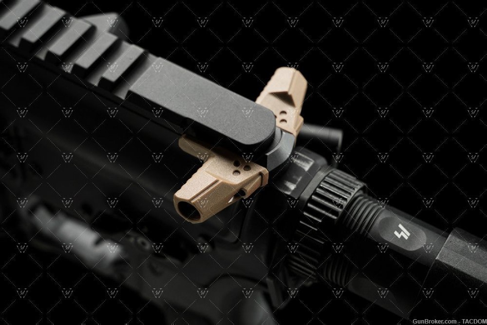 Strike Industries AR15 T-BONE Charging Handle Ambi Latchless FDE Modular AR-img-1