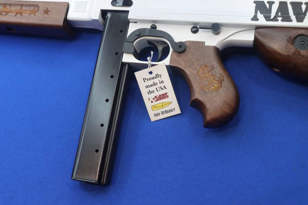 Auto Ordnance NAVY COMMEMORATIVE Thompson Rifle 45ACP 16" M1 1927 TOMMY GUN-img-8