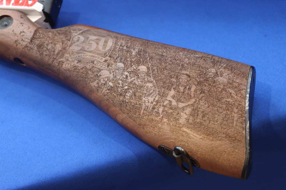 Auto Ordnance MARINE COMMEMORATIVE Thompson Rifle 45ACP M1 1927 TOMMY GUN-img-2