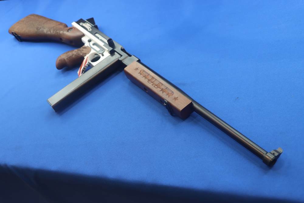 Auto Ordnance MARINE COMMEMORATIVE Thompson Rifle 45ACP M1 1927 TOMMY GUN-img-29