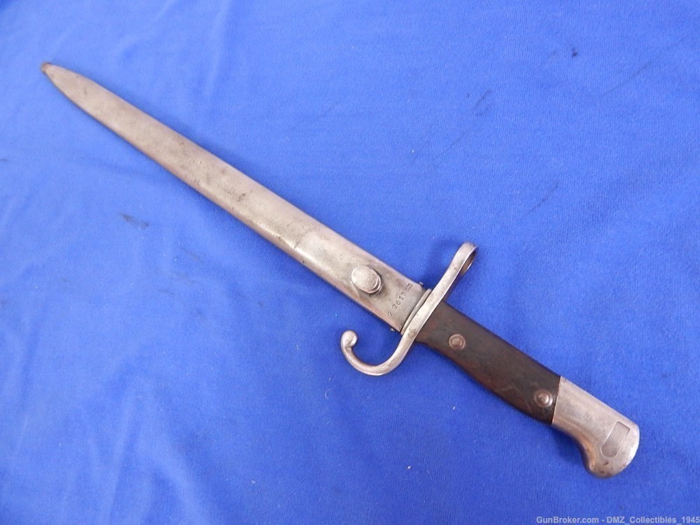 WW1 WWI Argentine Rifle Bayonet with Scabbard-img-0