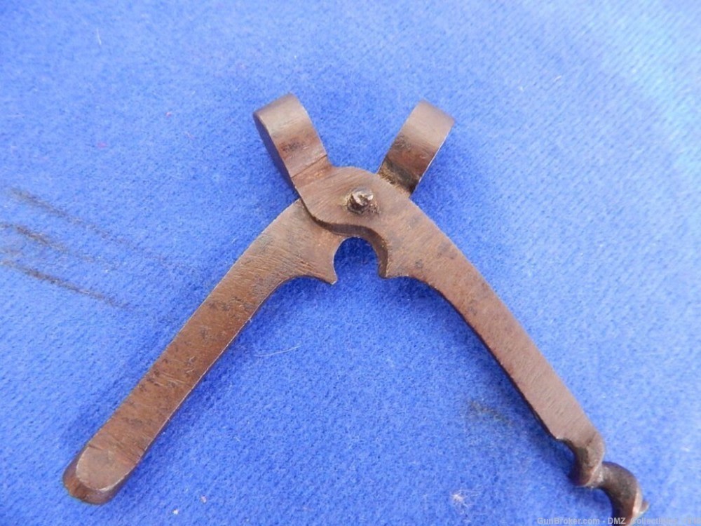 1840s-50s Allen 32 Caliber Bullet Mold with Ball Puller & Rammer-img-4