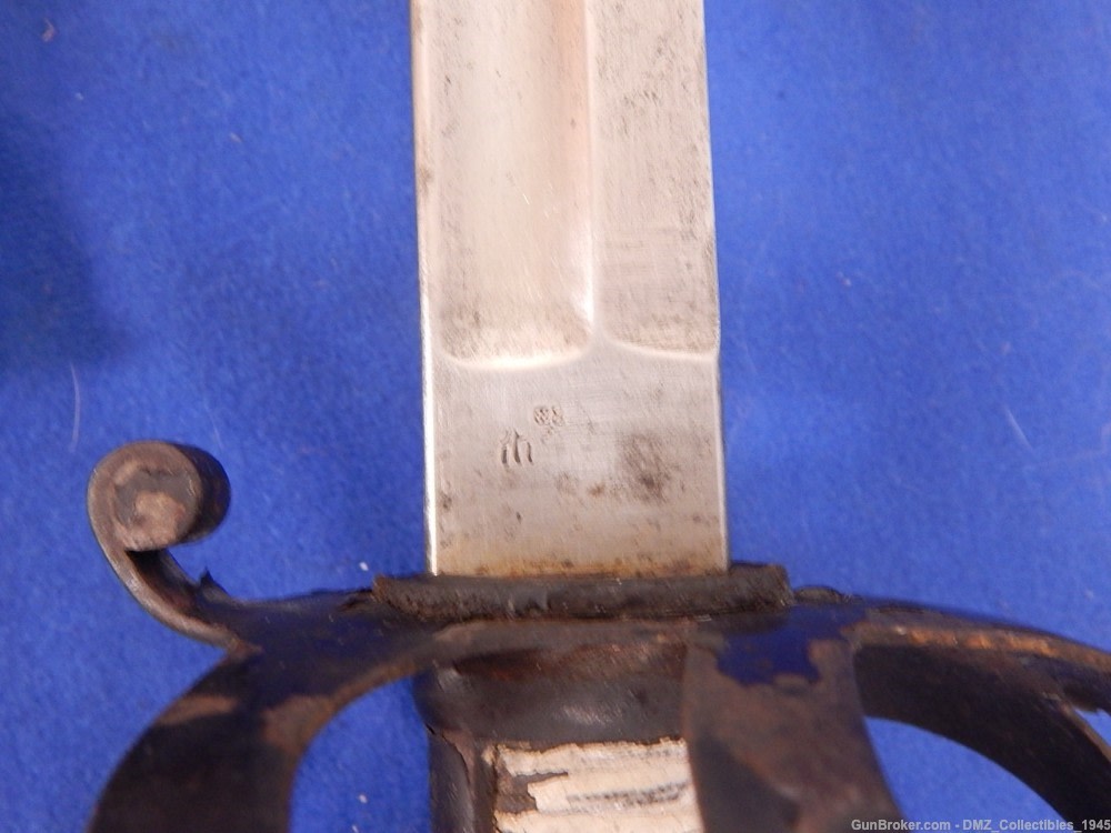 1860s-1910s Japanese Type 8 Cavalry Troopers Sword w/ Scabbard-img-8