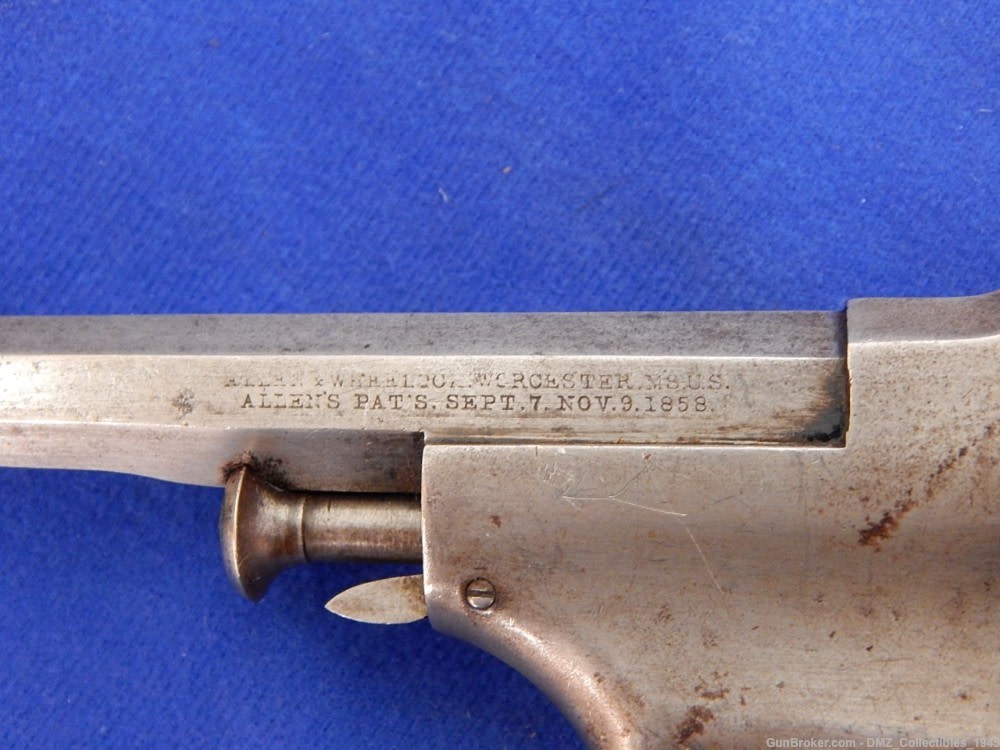 Civil War A&W 36 Caliber Lipfire Navy Model Revolver-img-7