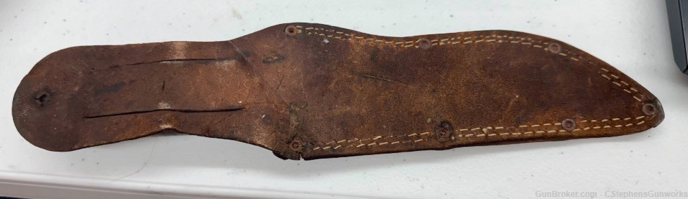 Germany WW2 Field Knife w/Leather Sheath-img-1