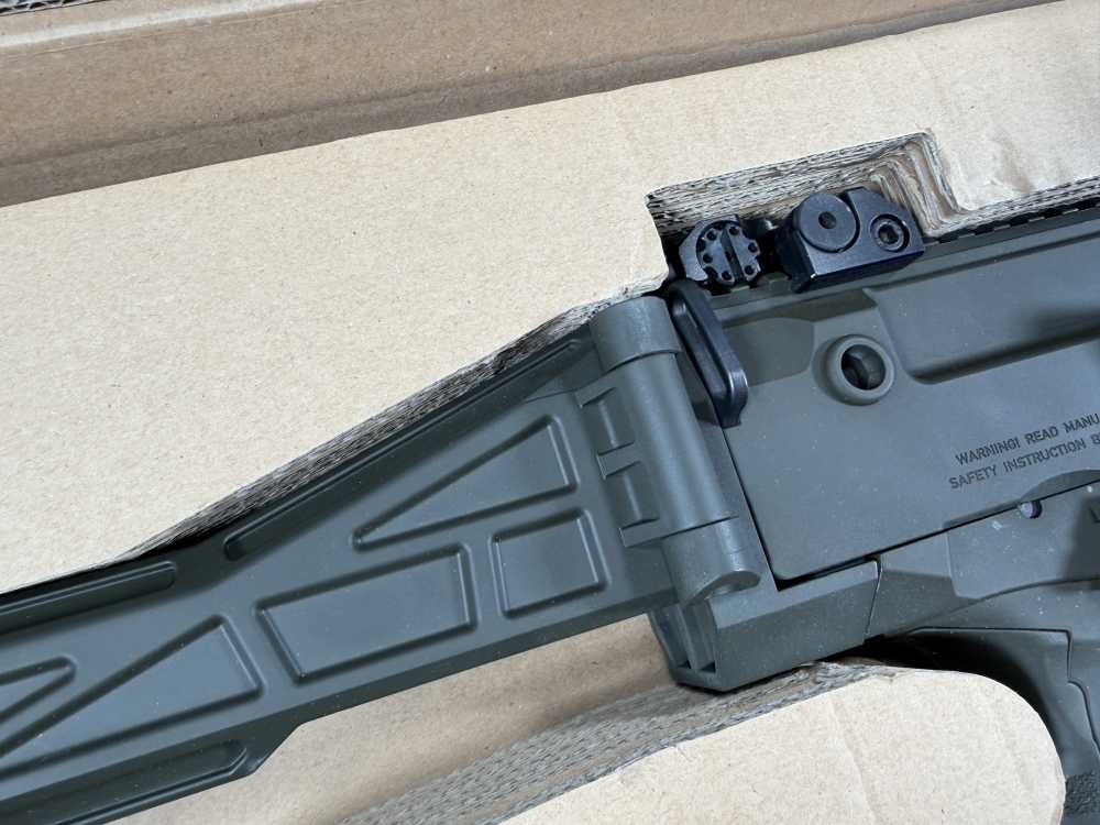 NIB Unfired Bren S2 MS 11” Barrel In Rare Factory OD Green Finish 5.56-img-3