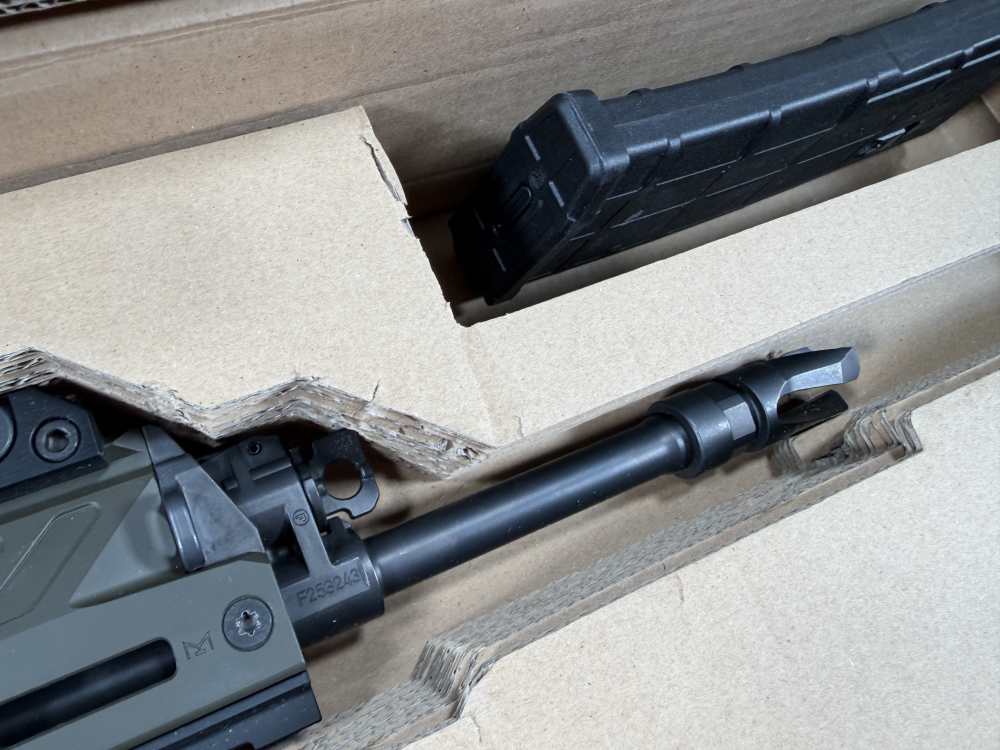 NIB Unfired Bren S2 MS 11” Barrel In Rare Factory OD Green Finish 5.56-img-9