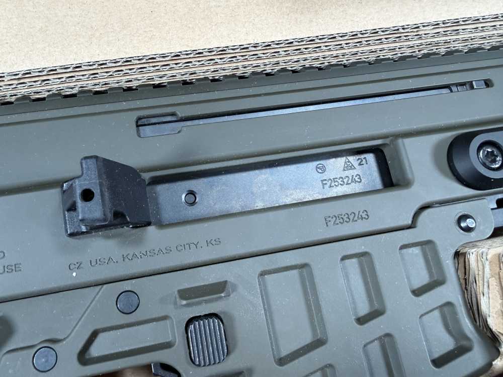 NIB Unfired Bren S2 MS 11” Barrel In Rare Factory OD Green Finish 5.56-img-5