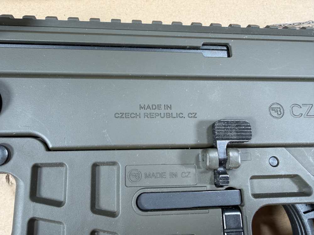 NIB Unfired Bren S2 MS 11” Barrel In Rare Factory OD Green Finish 5.56-img-18