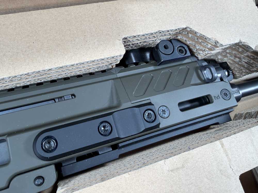 NIB Unfired Bren S2 MS 11” Barrel In Rare Factory OD Green Finish 5.56-img-8