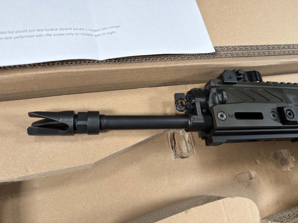 NIB Unfired Bren S2 MS 11” Barrel In Rare Factory OD Green Finish 5.56-img-21