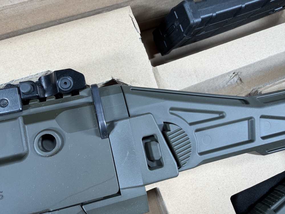 NIB Unfired Bren S2 MS 11” Barrel In Rare Factory OD Green Finish 5.56-img-16