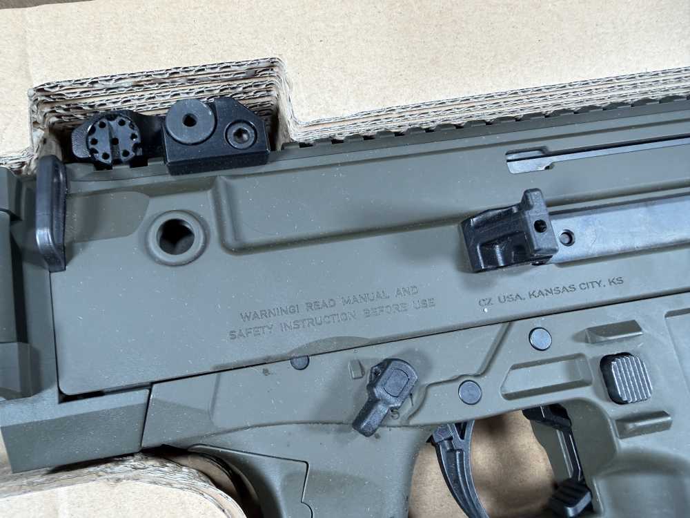 NIB Unfired Bren S2 MS 11” Barrel In Rare Factory OD Green Finish 5.56-img-4